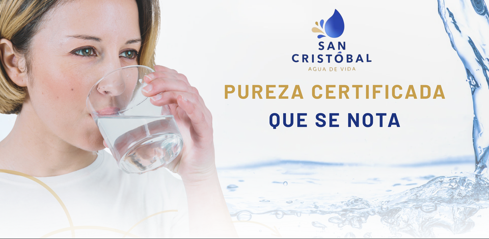 Agua San Cristóbal pureza certificada